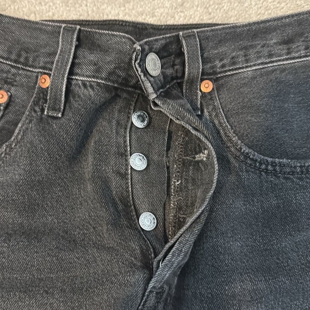 Levi’s 501 30x28 black denim jeans 👖 - Picture 8 of 8